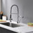 AWZTOO Pull Down Kitchen Faucet-86621163