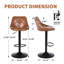 Tabouret de bar rotatif à hauteur ajustable Illyas-621401793-623432855