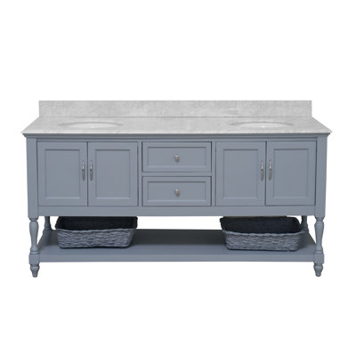 Hampton 72'' Double Bathroom Vanity