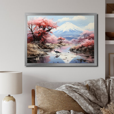Art japonais du Japon, mont Fuji I sur toile