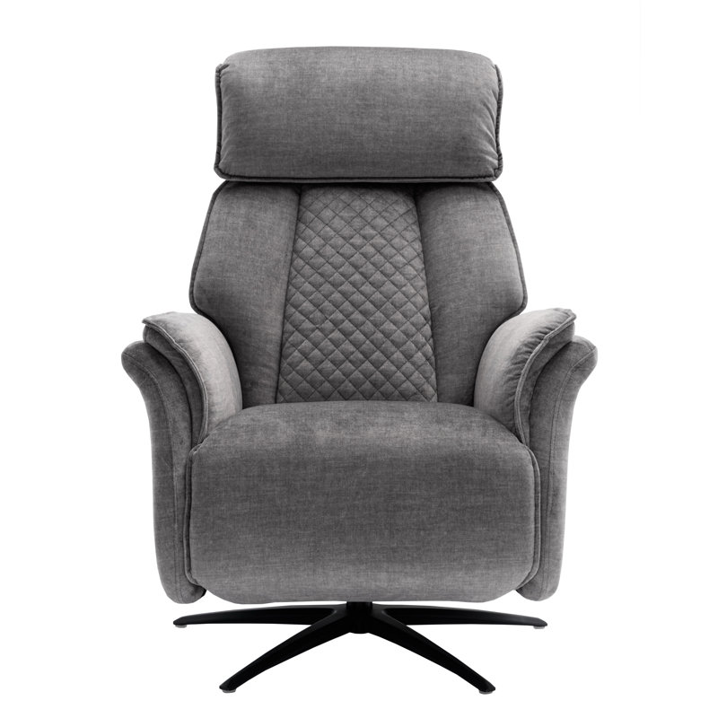 Alshawn Swivel Recliner, Grey