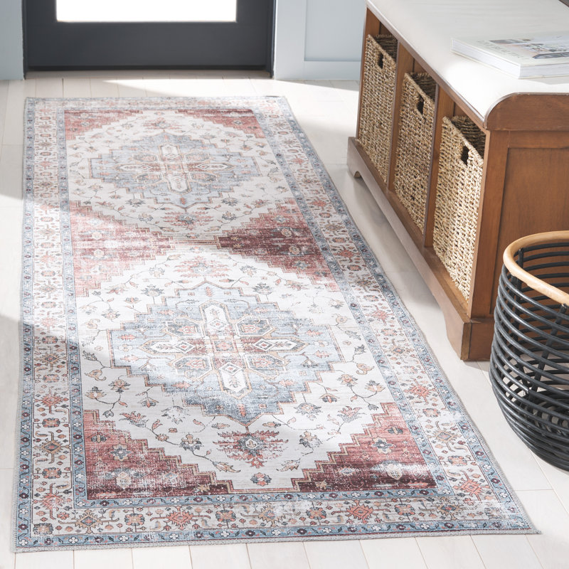 Alisha Area Rug with Non-Slip Backing, Runner 2'6" x 8'