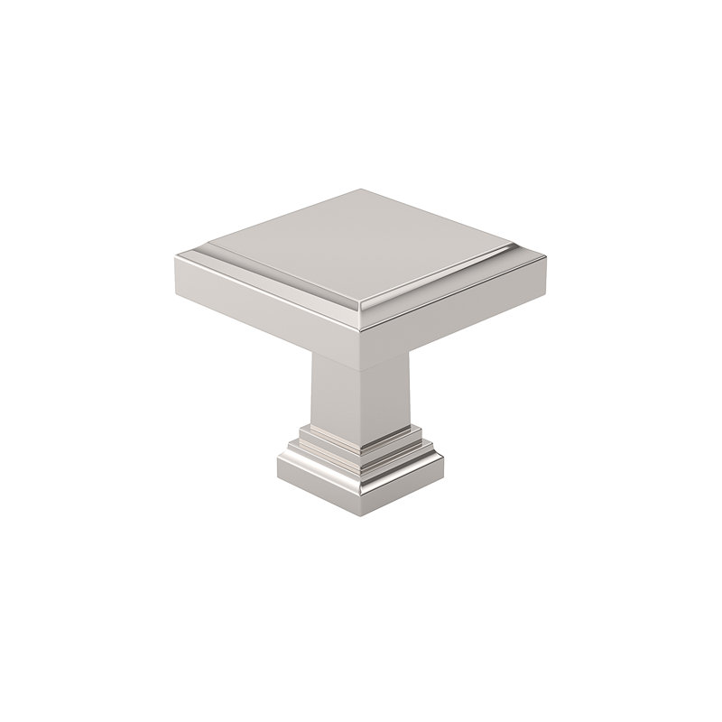 Expression Square Knob, Nickel