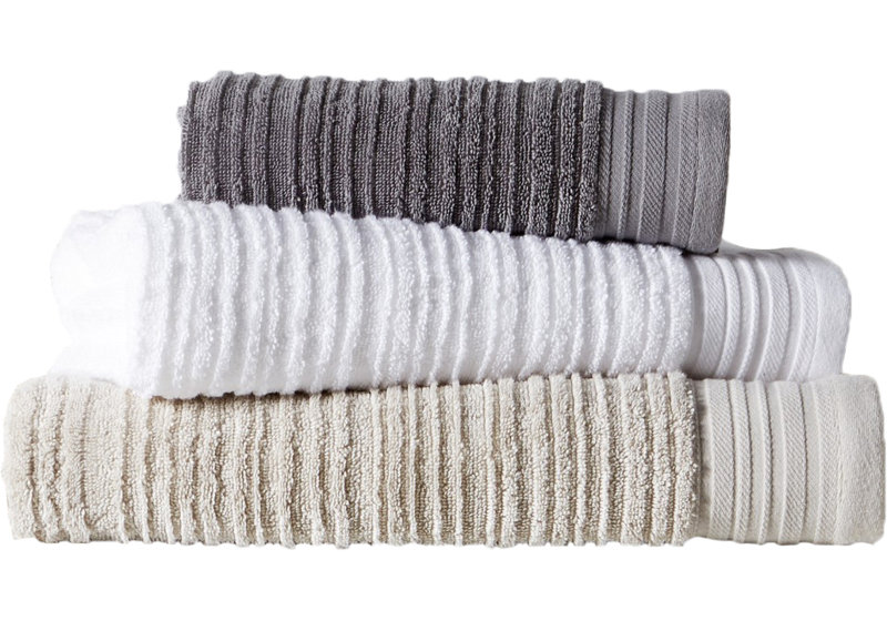 Launcest Cotton Midweight Hand Towel, Linen