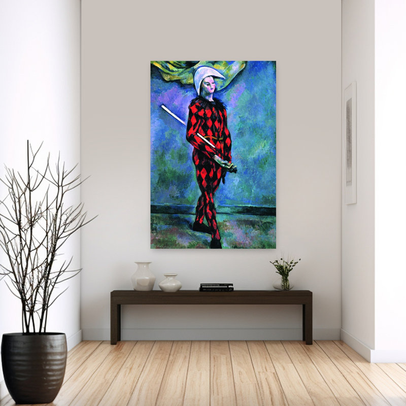 «Harlequin Classic Abstract Contemporary», reproduction d'art murale, 60" H x 40" W