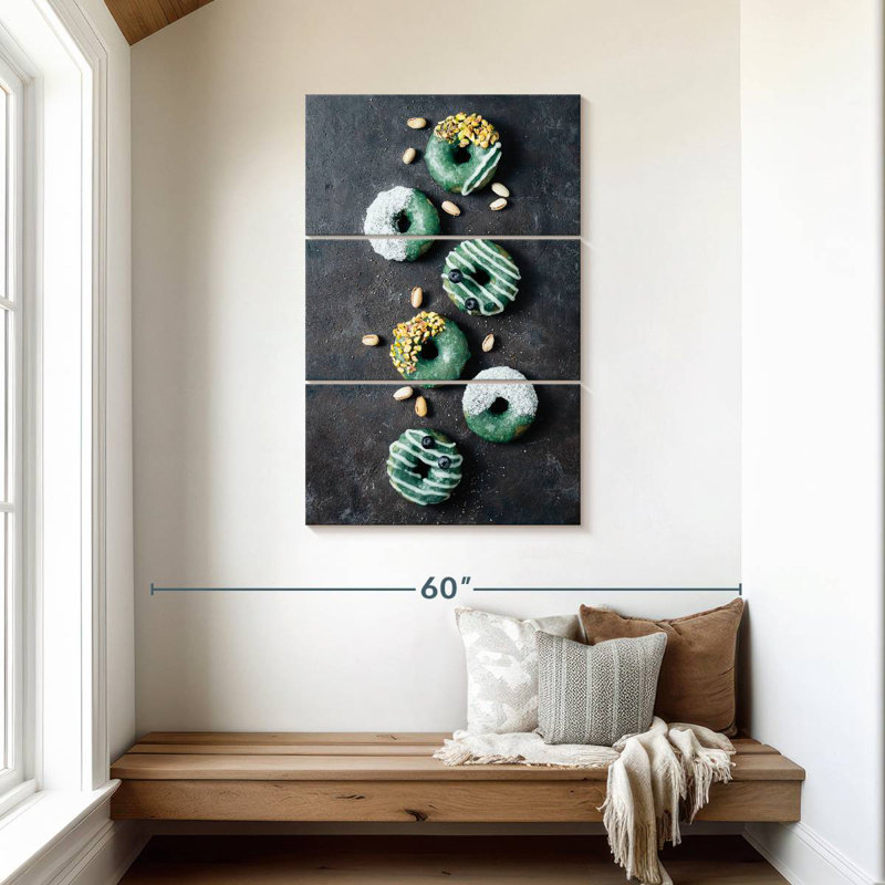 Yarlin Vegan Doughnuts, 45" H x 28" W
