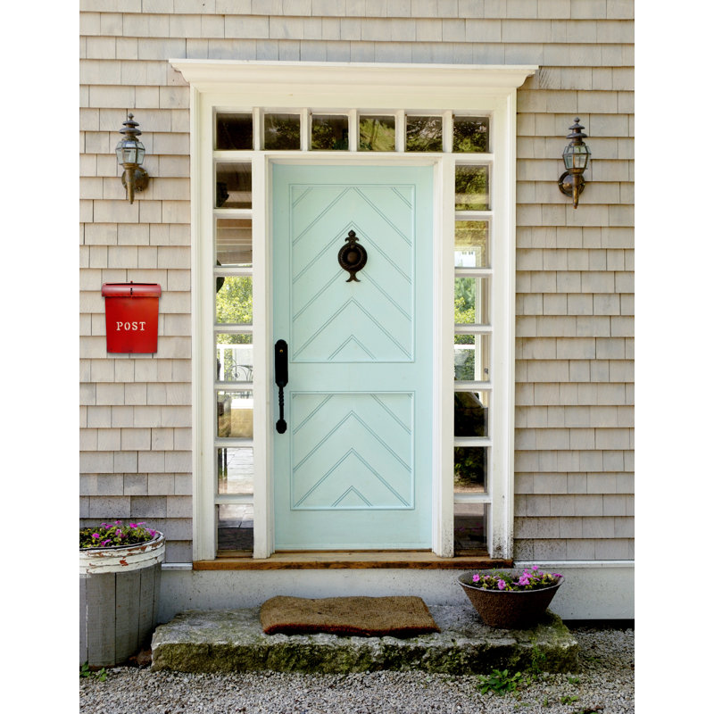 Emily Steel Wall Mounted Mailbox, Rustic Red