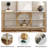 66"  Long Console Table,Narrow 3-Tier Entryway Table Sofa Table,Accent Industrial Hallway Table-430509992-430509994