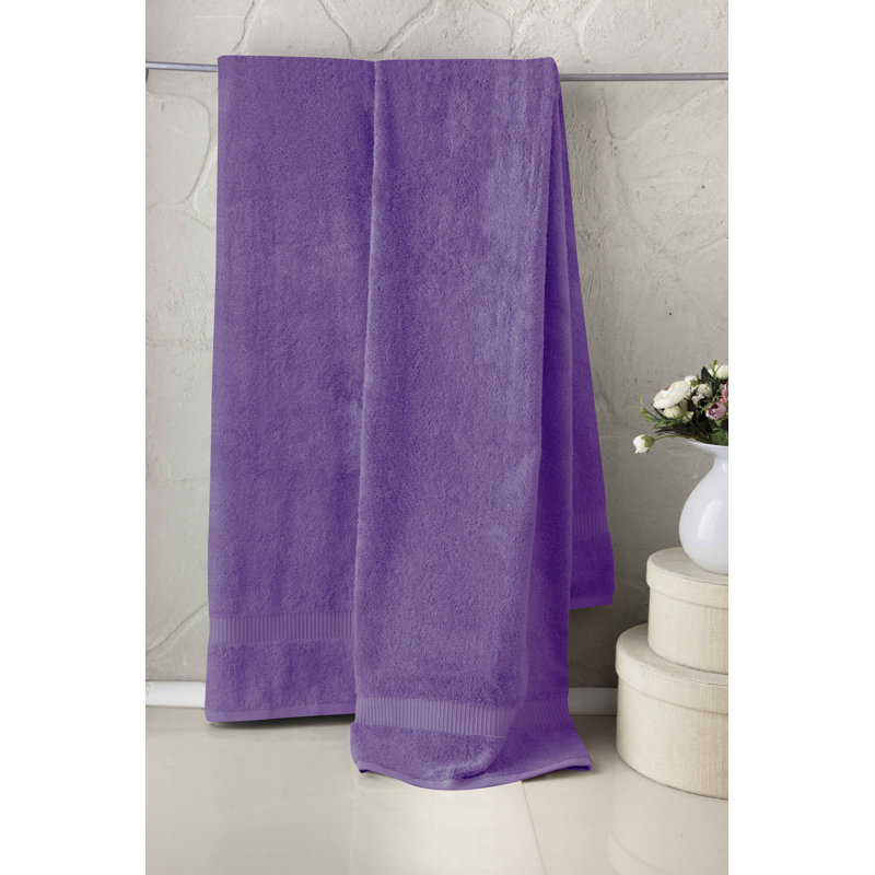 Ensemble de draps de bain 2 pièces Motto , Mauve
