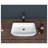 Hewei 15'' White Ceramic Rectangular Vessel Bathroom Sink