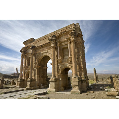 The Arch Of Trajan by WitR - Wrapped Canvas Print