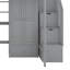 Lit mezzanine double avec tiroirs Jamesy Kids-852834490