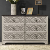 Azienda 6 Drawer 47.3 in. W Double Dresser