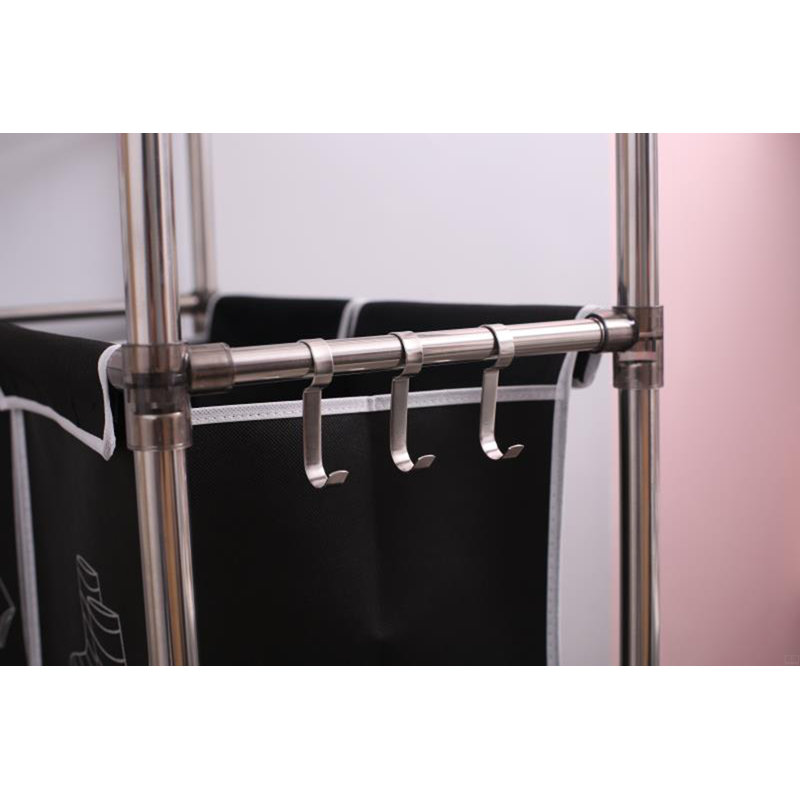 Trieur de linge à 3 niveaux avec 4 sacs amovibles