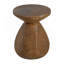 Table d'appoint en bois pour patio Patti MGO, finition grain de bois, ensemble de 1