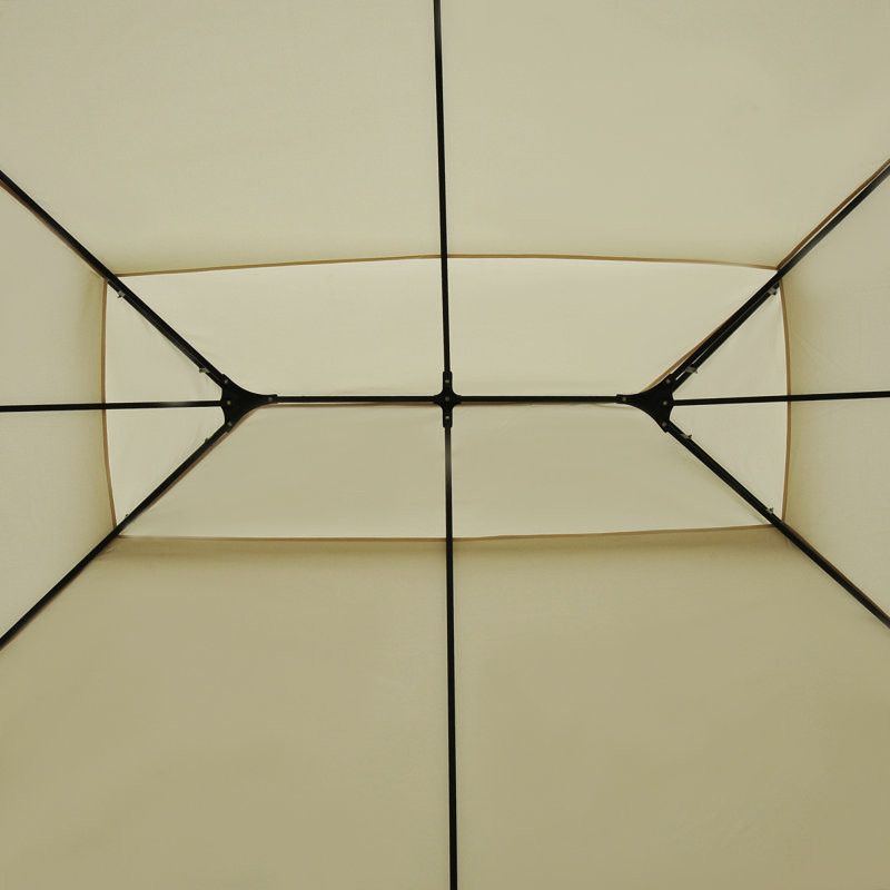 Outdoor 10 Ft. W X 13 Ft. D Steel Patio Gazebo