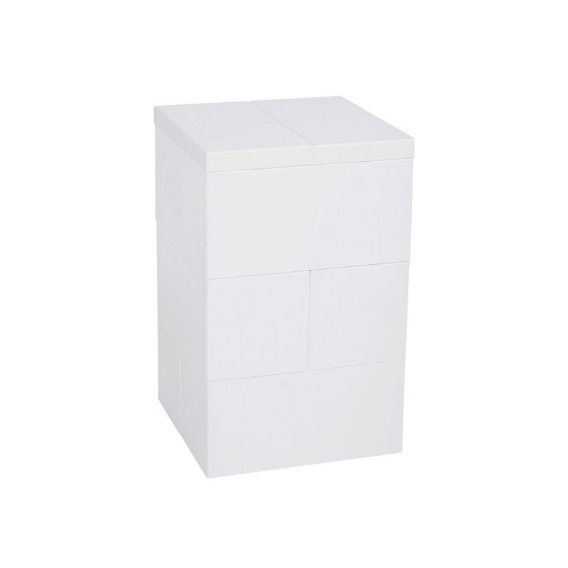 EverBlock Polypropylene Accent Stool, Black