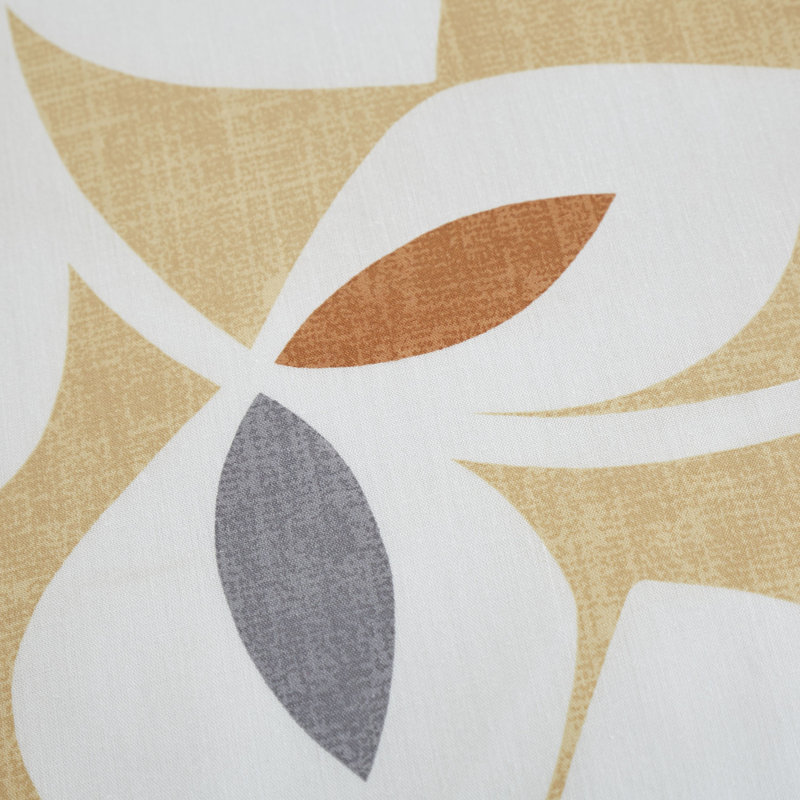 Inga Leaf Eyelet Semi Sheer Curtains