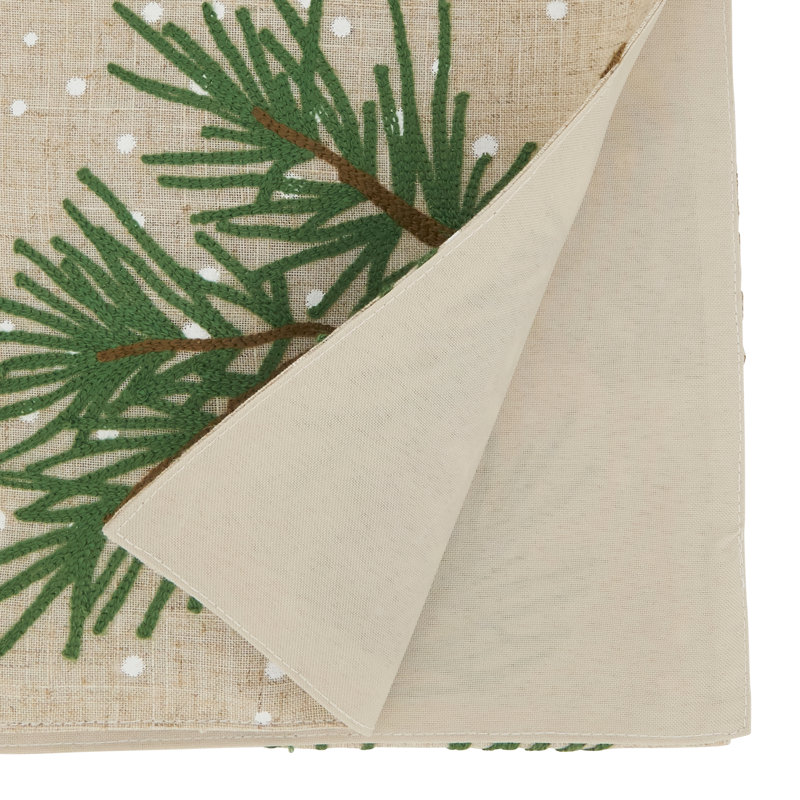 Earthy Pinecones Table Runner