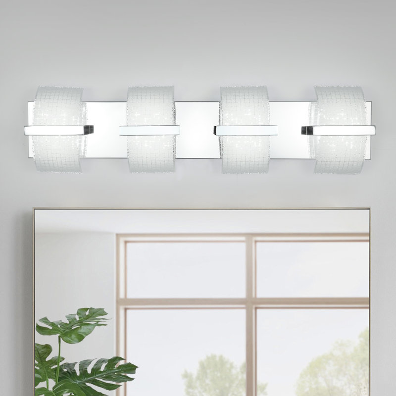 Led Wall Sconce Bathroom Light Fixtures Indoor Wall Lights Bathroom Lighting Fixtures Over Mirror, 4 Lights