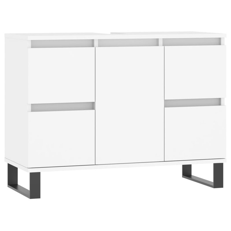 Marelis Bathroom Cabinet 80x33x60 cm Engineered Wood, White