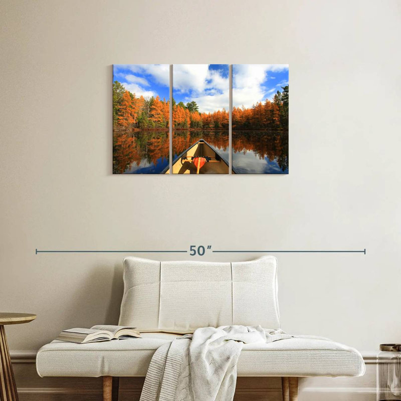 Senne Boating In Boulder Junction, 20" H x 33" W