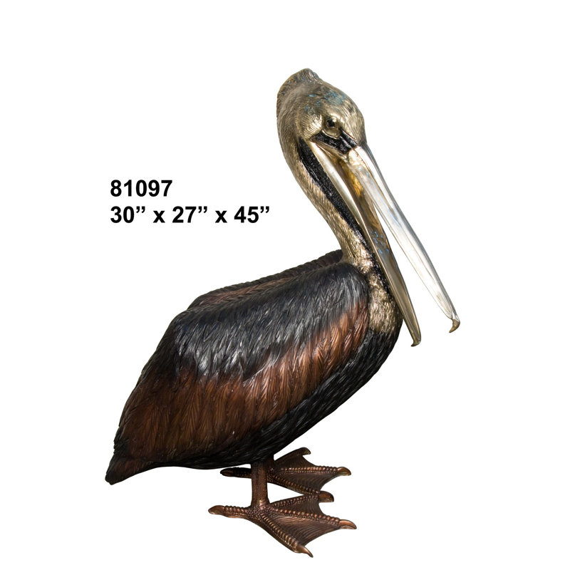 Bird Bronze Garden Statue