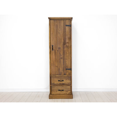 Ioanna 1 Door Solid Wood Wardrobe