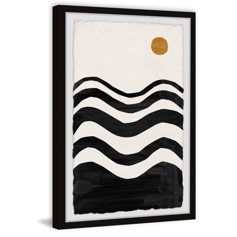 Conflicted Landscape - Single Picture Frame Painting, 61cm H x 41cm W x 3.81cm D