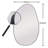 Denzelle Irregular Wall Mirror, Large and Asymmetric Wall Decoration Mirror with Modern Wooden Frame