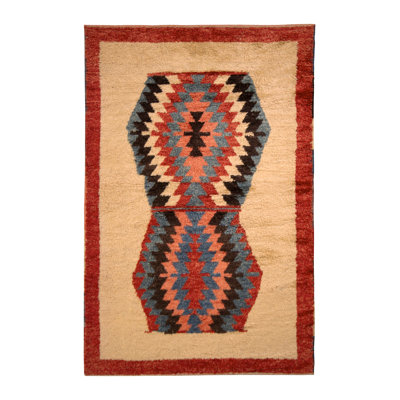 One-of-a-Kind 4'8" X 7'3" Hand Knotted Area Rug