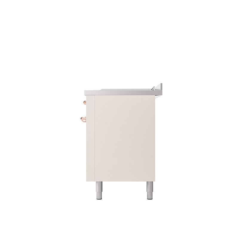 ILVE Nostalgie II, cuisinière à double combustible de 60 po, 7 brûleurs, plaque chauffante, surface de cuisson française