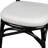 Aileen Rattan Dining Chair - Black