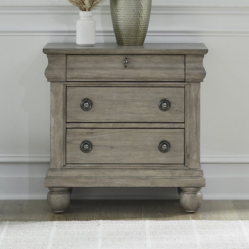 Lenny Two Nightstand Set, White