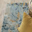 Tapis bleu abstrait Ronny-1669923666