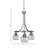 Ottavia Paramount 3 Light Downlight Chandelier With 6" Ribbed Glass-1444260725-1461874991