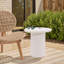 Adrika Side Table White