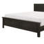 Lit double transitionnel de style chambre à coucher - Finition gris anthracite-552534106-552534105