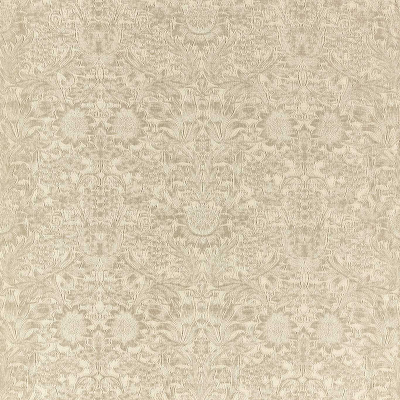 Sunflower Caffoy Velvet Fabric, Fired Biscuit