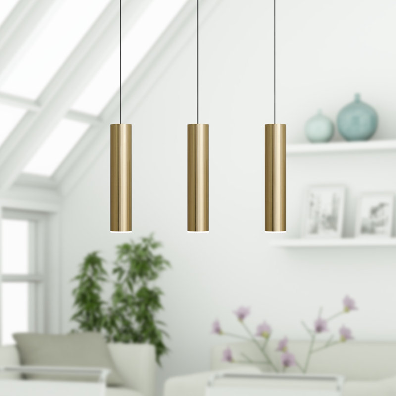 Nevcivan 3 - Light Pendant, Brass, 3