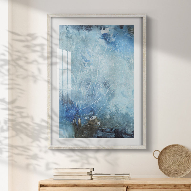 Coastal Seas III - impression encadrée, H 19,5 po x l 16,5 po, Blanc