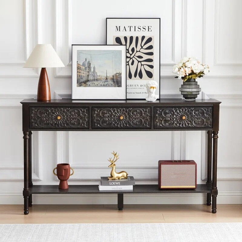 Armoire de rangement française, Café noir