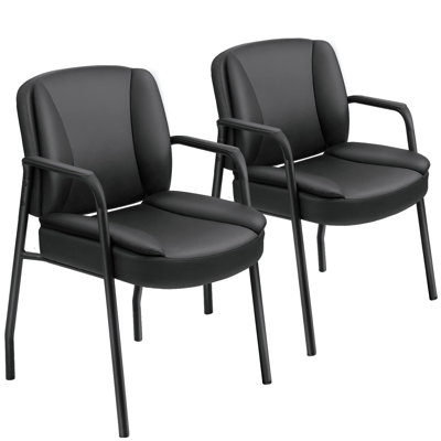 Ensemble de 2 chaises pour bureau avec chaise pour invités