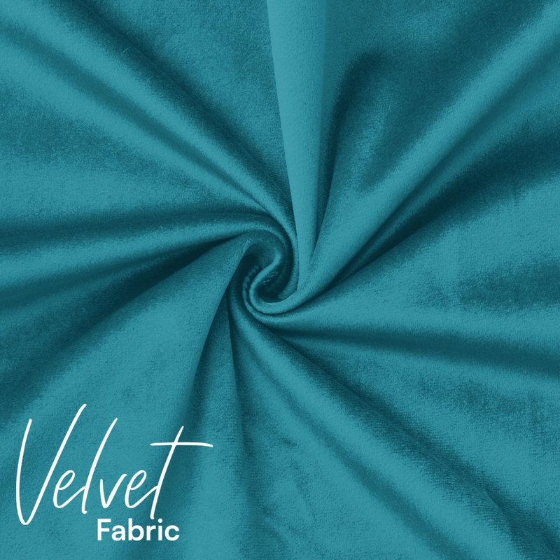 Plain Velvet Cushion Cover-(Pack of 4), Teal