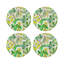Plumeria Natural Pebble 16" Vinyl Placemat-118589482