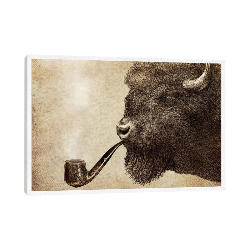 Big Smoke by Eric Fan - Floater Frame Print on Canvas, White Framed , 66.04 cm H x 45.72 cm W