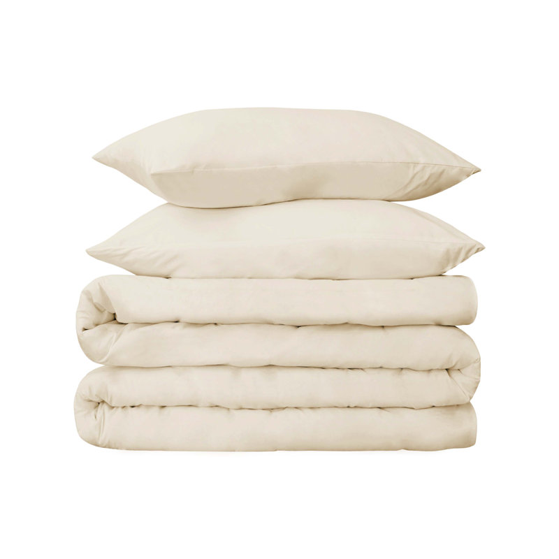 Ensemble de housse de couette en coton 650 fils à densité de tissage 650, Housse de couette très grand / très grand califo
