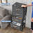 Annyka 5 Drawer Steel Dresser, Beige-1822004401
