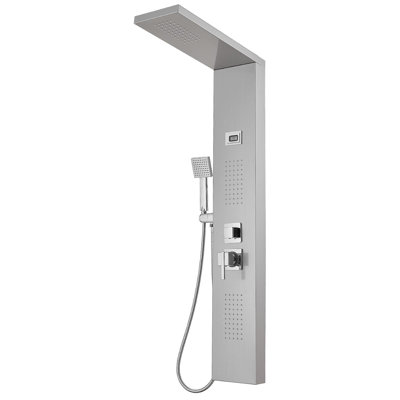2-Jet Shower Panel System With Hand Shower