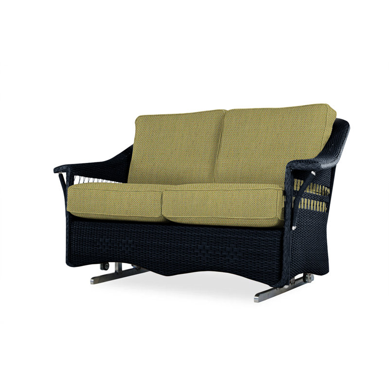 Nantucket Outdoor 2 - Seat Loveseat, Sailcloth Sailor, Ebony